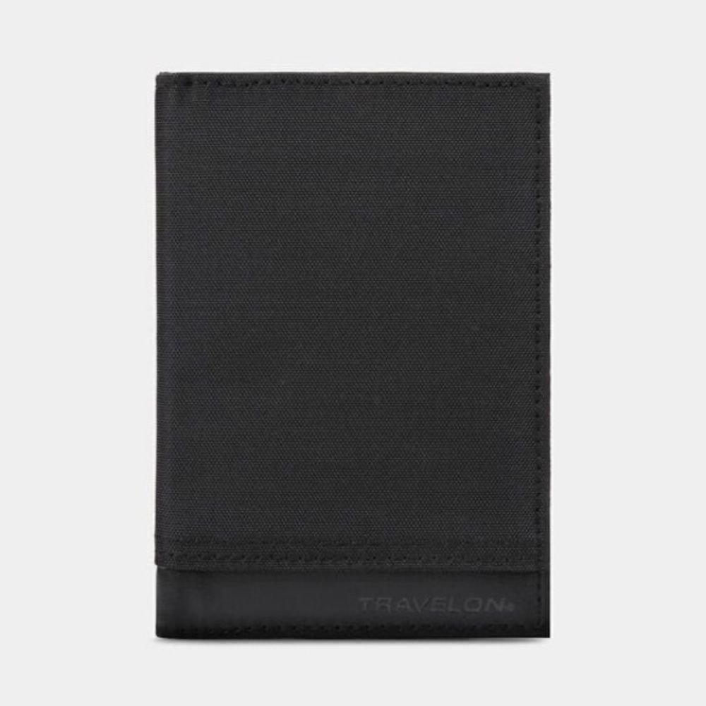 TRAVELON RFID Blocking Multi-Passport Holder, Black Rfid Blocking Passport